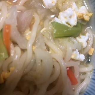 伸び伸びラーメン♪（ゆっくり食べすぎ！！）